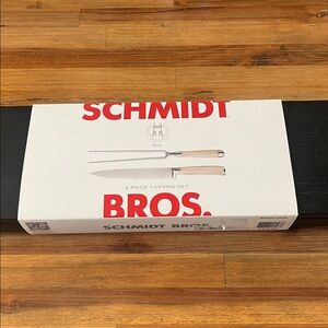 Schmidt Brothers Germany Cutlery Carving Fork Slicing Knife Set 2 pcs $333
